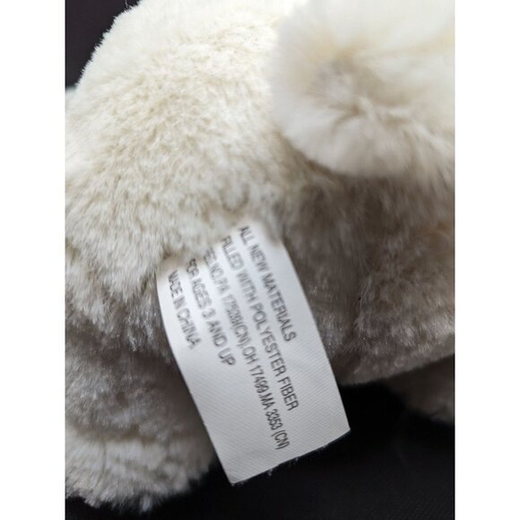 Inter American products bunny rabbit plush white pink 8: stuffed animal - Picture 7 of 8